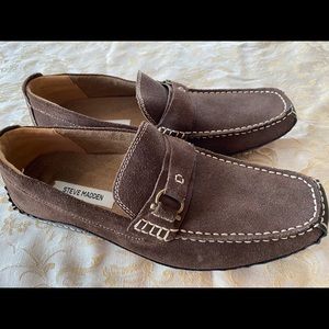 Steve Madden P-Hogan Men’s Brown leather Loafers